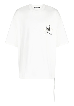 Mastermind Japan skull-print cotton T-shirt - White