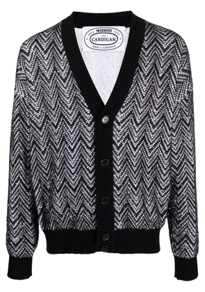 Missoni Zigzag sequin-embellished cardigan - Black
