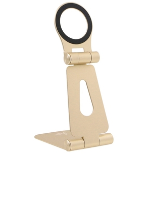 Sonix Pedestal Magnetic Phone Stand in Metallic Gold.