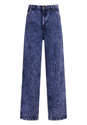 Marni stonewashed mid-rise straight-leg jeans - Blue