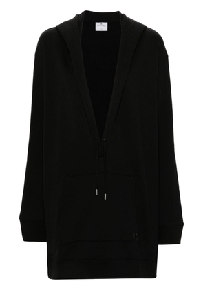 Courrèges Hyperbole hooded minidress - Black