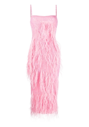 Rachel Gilbert Alice sequined midi dress - Pink