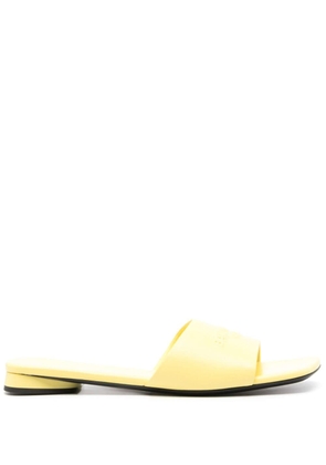 Balenciaga Duty Free leather slides - Yellow