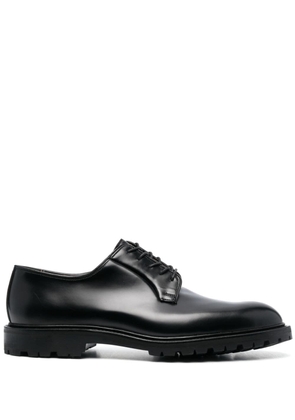 Crockett & Jones lace-up leather derby shoes - Black