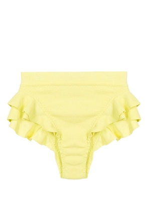 Clube Bossa Turbe ruffled bikini bottom - Yellow