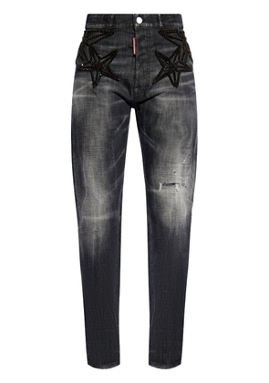 Dsquared2 high-rise tapered jeans - Grey