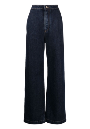 LOEWE high-rise straight-leg jeans - Blue