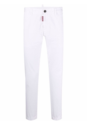 Dsquared2 mid-rise straight-leg trousers - White