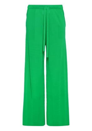P.A.R.O.S.H. knitted straight-leg trousers - Green