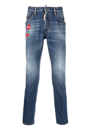 Dsquared2 slim-cut cropped jeans - Blue