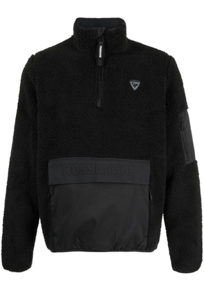 Rossignol logo-patch fleece sweatshirt - Black