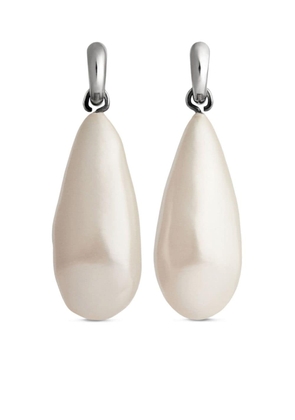 Balenciaga Palazzo pearl drop earrings - Silver