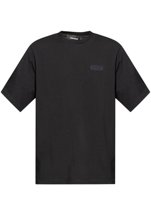Dsquared2 logo-appliquéd cotton T-shirt - Black