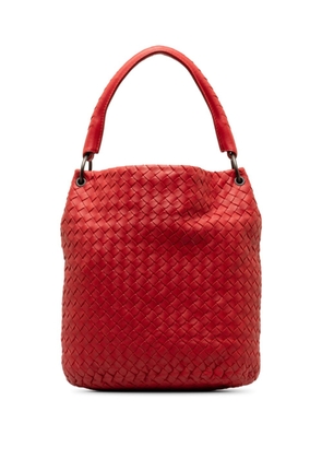 Bottega Veneta Pre-Owned 2012-2023 Intrecciato bucket bag - Red