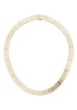 Suzanne Kalan 18kt yellow gold Mini Stacker Tennis necklace