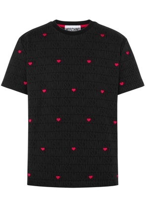 Moschino logo-print cotton T-shirt - Black
