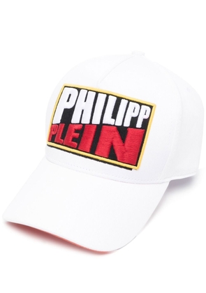 Philipp Plein embroidered-logo-patch baseball cap - White