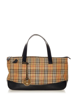 Burberry Pre-Owned Haymarket Check handbag - Brown