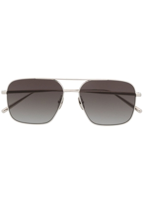 Chimi tilted square-frame sunglasses - Silver
