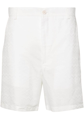 Missoni zigzag-jacquard bermuda shorts - White