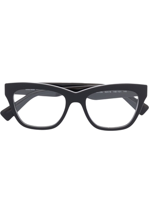 Miu Miu Eyewear raised logo cat-eye glasses - Black
