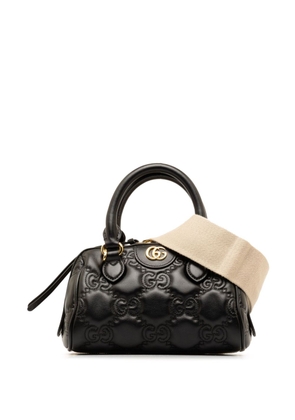 Gucci Pre-Owned 2016-2023 Mini GG Matelasse Marmont satchel - Black