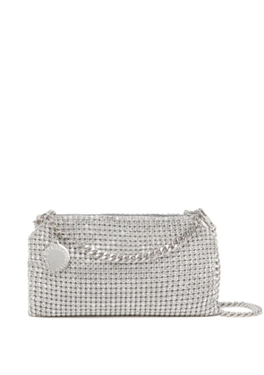 Stella McCartney Falabella crystal-embellished shoulder bag - Silver