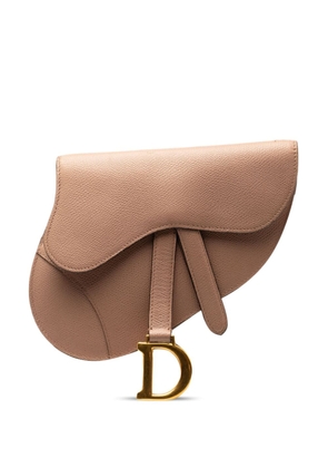 Christian Dior Pre-Owned 2019 Leather Saddle belt bag - Brown