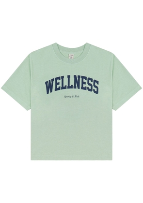 Sporty & Rich Wellness Ivy cotton T-shirt - Green