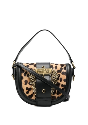 Versace Jeans Couture Baroque-buckle tote bag - Black