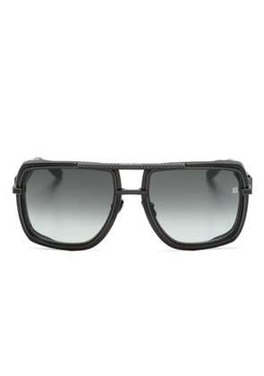 Balmain Eyewear pilot-frame sunglasses - Black