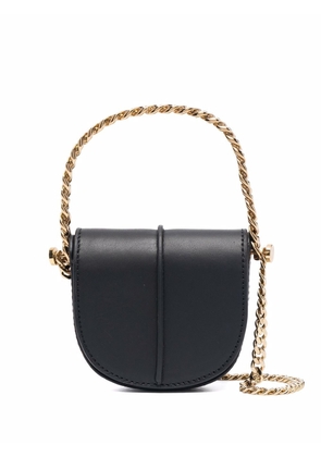 Kara chain-link mini bag - Black