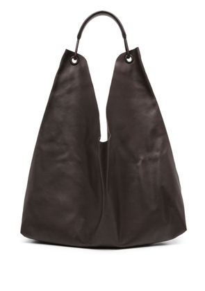 The Row Bindle 3 leather tote bag - Brown