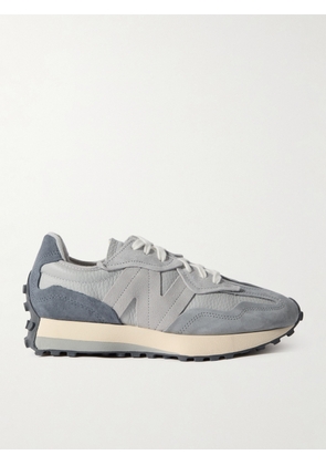 New Balance - 327 Suede and Leather Sneakers - Men - Gray - UK 6