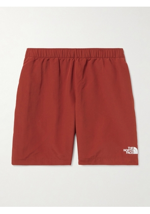The North Face - Straight-Leg Logo-Print Shell Shorts - Men - Red - S