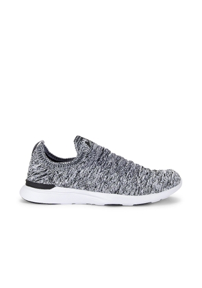 APL: Athletic Propulsion Labs Techloom Wave Sneaker in Heather Grey  Black & White - Gray. Size 5 (also in ).