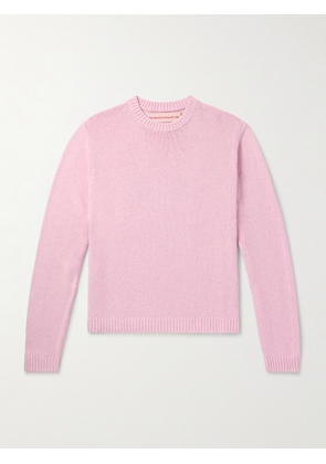 Stockholm Surfboard Club - Logo-Jacquard Knitted Sweater - Men - Pink - XS