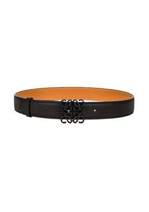 Loewe Anagram Belt in Black - Black. Size 65 (also in ).