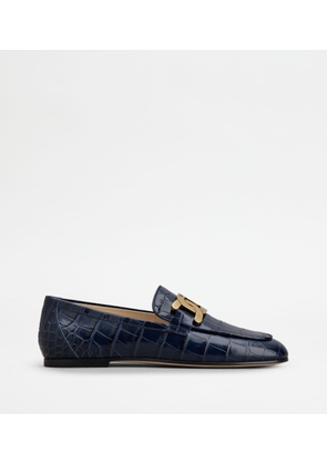 Tod's - Kate Loafers in Leather, BLUE, 35 - Shoes