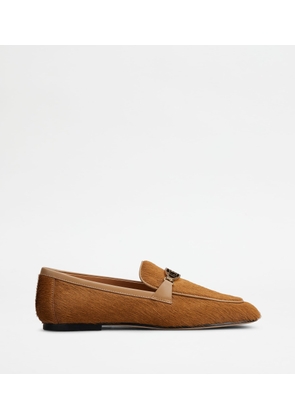 Tod's - Loafers in Leather, BROWN, 35 - Shoes