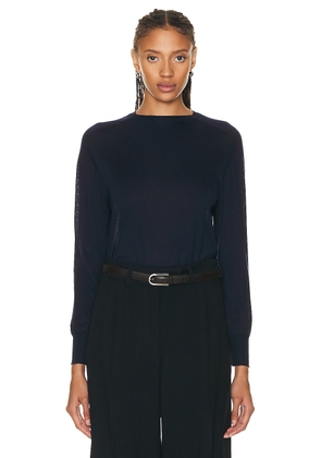 The Row Elmira Top in Royal Blue - Navy. Size XL (also in ).