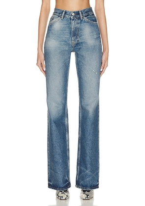 Acne Studios 1977 Straight Leg in Mid Blue - Blue. Size 32 (also in ).