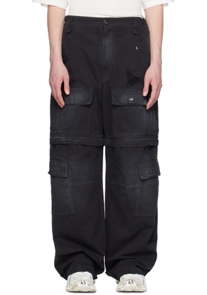 Balenciaga Black Large Cargo Pants