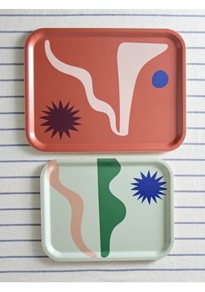 The Conran Shop - Wilby Set of Two Printed Plastic Trays - Men - Multi