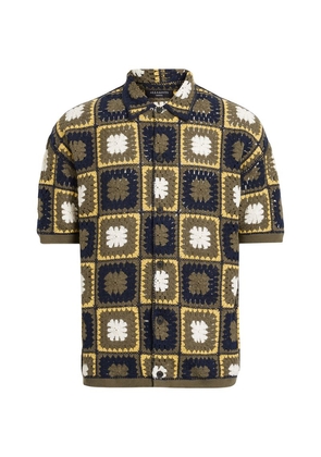Allsaints Organic Cotton Crochet Mandon Shirt