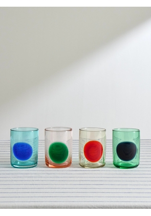 The Conran Shop - Dot Set of Four Glass Tumblers - Men - Multi