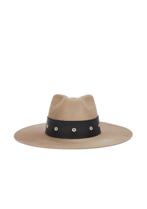 Janessa Leone Bennett Hat in Clay - Brown. Size L (also in M).