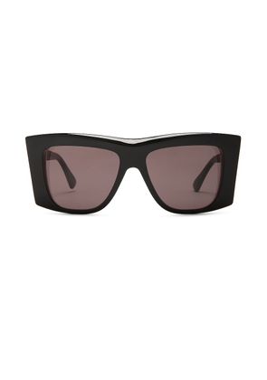 Bottega Veneta Square Sunglasses in Black - Black. Size all.