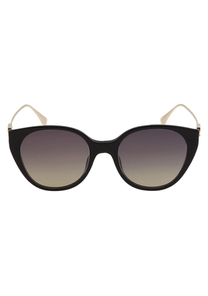 Fendi Polarized Smoke Cat Eye Ladies Sunglasses FE40047I 01D 54