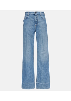 Bottega Veneta Mid-rise wide-leg jeans